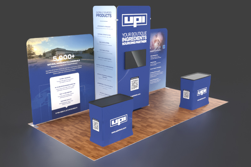 Tradeshow Booth for chemical companies by HEXNET